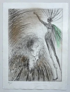 Salvador DALI - VIEUX FAUST - ORIGINAL Radierung 89/145 handsigniert - sehr gut - Bild 1 von 10