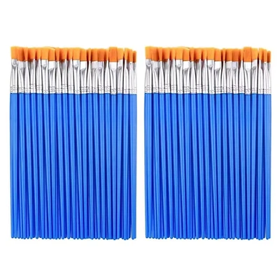 Paint Brushes Set for Kids Acrylic with Flat round Pointed Paint Brushes Craft W - Image 1 of 4