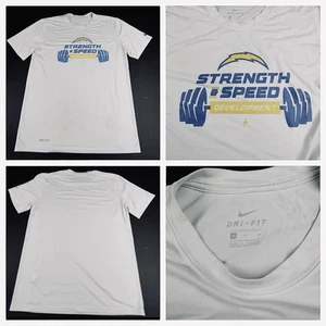 los angeles chargers Team Issued Strength Harbaugh Shirt Nike M # Football - Picture 1 of 1