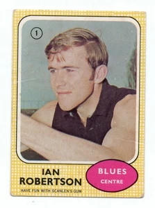 1970 Scanlens (1) Ian ROBERTSON Carlton - Picture 1 of 2