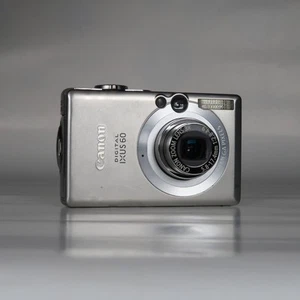 Canon Powershot IXUS 60 / ELPH SD600 6,0 megapixel fotocamera digitale argento usato personale - Foto 1 di 16