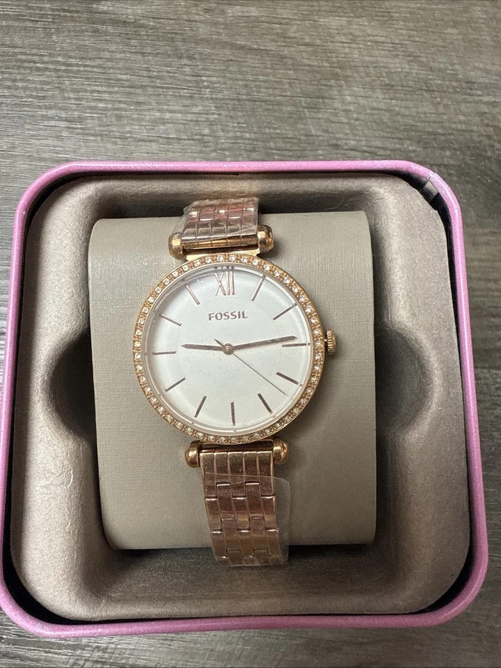 Fossil Tillie Three-hand Rose Gold Stainless Steel Women's Watch BQ3497