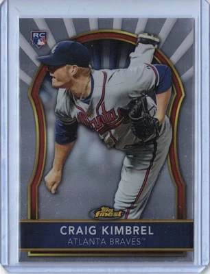 Tarjeta de novato Finest Craig Kimbrel 2011 RC #85 Braves Orioles Dodgers Phillies Foto 1 de 2