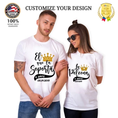 CAMISETA NOMBRE PERSONALIZADO IMAGEN TEXTO ULTRA SUAVE ALGODÓN ADULTOS UNISEX 356 Foto 1 de 4