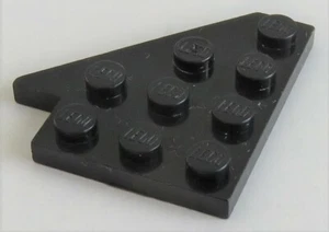 LEGO - Placa / Wedge Plate 4x4 izquierda (2 piezas), negro #3936 - Imagen 1 de 1