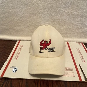 Vtg Flex Fit White Hat St Josephs University Hawks Philadelphia Size S-M - Picture 1 of 10