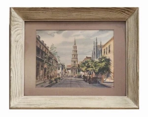 Vintage Original John Rogers signiertes Aquarell Gemälde im hochwertigen Rahmen - Bild 1 von 7