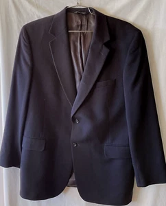 JoS. A BANKS BLACK 100% CASHMERE BLAZER SPORTS JACKET, 44R, NWOT - Picture 1 of 16