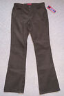 NWT New Women's Chaps Denim Brown Studded Corduroy Pants Size 4