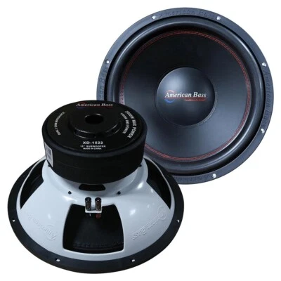 American Bass XD-1522 | 15 Inch 2000W DVC 2 Ohm Car Audio Subwoofer XD-15 D2 - Image 1 of 3