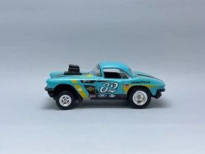 Hotwheels FC Factory Custom hellblau # '62 Corvette Gasser, ungesponnen geöffnet - Bild 1 von 4