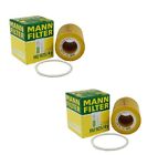 Pair Set of 2 Engine Oil Filters For Volvo S80 XC70 XC90 V70 3.2l OEM Mann Volvo S80