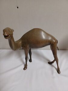 Loet Vanderveen Standing Camel Turned Head Sculpture Bronze - 22/500