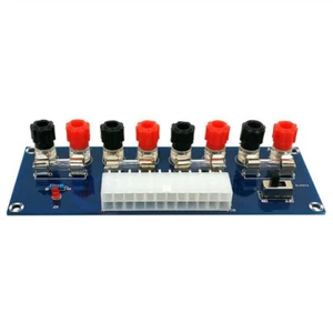 Benchtop Power Board 24 Pins Computer ATX Netzteil Breakout Adapter Blau - Bild 1 von 6