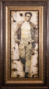 Bill Mack Radically Cool James Dean 1 of 9 Uniques on Original Hollywood Sign - Picture 1 of 12