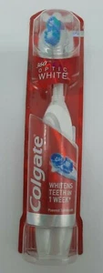 Colgate 360° Optic White Powered Toothbrush Colgate Soft Teeth Cleaning Brush - Picture 1 of 2