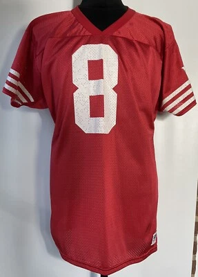 Camiseta Vintage Anos 90 Wilson San Francisco 49ers Niners Steve Young Tamanho Grande - Imagem 1 de 4