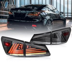 Luces traseras LED completas lentes negras ahumadas para Lexus IS250 IS350 ISF 2006-2012 sedán - Imagen 1 de 10