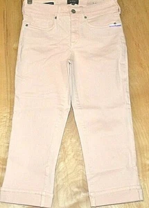 NYDJ MARILYN Straight Denim Cuff Crop Größe 0 Farbe Pink MFOZCR2389 - Bild 1 von 5