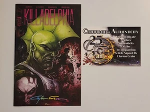 KILLADELPHIA # 35 CVR B CLAYTON CRAIN VARIANT INFINITY SIGNATURE W/ COA - Picture 1 of 11