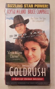 Disney's Goldrush VHS Screener 1998 Bruce Campbell Alyssa Milano NEW Not on DVD - Picture 1 of 6