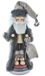 Kurt Adler Hollywood Nutcracker White Gray Santa 18" - Picture 1 of 6