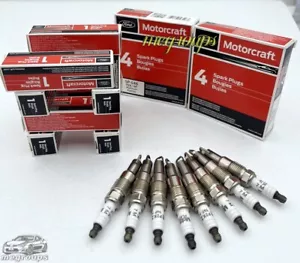 8 pcs Motorcraft Spark Plugs SP-546 For Ford F150 F250 F350 F450 F550 PZK14F - Picture 1 of 7