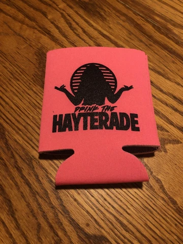 Jamie Hayter Pink Drink Koozie Cover