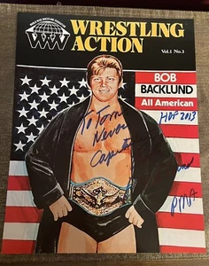 Leaf Bob Backlund Wrestling Autographed 11x14 Photo Signed COA WWF WWE AWA - Picture 1 of 2