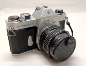 Honeywell Pentax Spotmatic F 35mm Camera w SMC Takumar 1.8 55mm Lens~Untested* - Picture 1 of 18