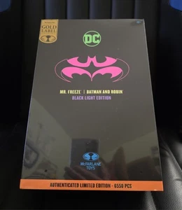 McFarlane Batman And Robin Movie Mr Freeze Black Light Exclusive Limited Edition - Picture 1 of 6