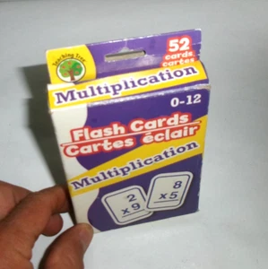 Flash Cards Cartes eclair Multiplication - Picture 1 of 2