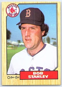 1987 O-Pee-Chee ! Bob Stanley Boston Red Sox #175 - Picture 1 of 2