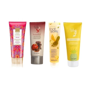 Avon Foot Scrub ~ Footworks Exfoliating Foot Scrub 75ml ~ Choose ~ New - Picture 1 of 5