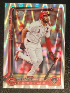 2025 Topps Chrome Jeimer Candelario Raywave rifrattore parallelo #85 - Foto 1 di 2