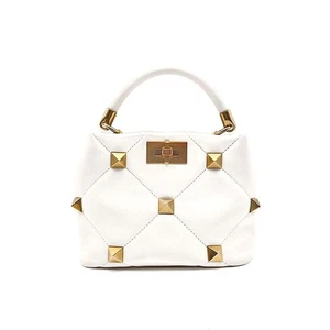 Valentino Roman Stud Top Handle Shoulder Bag Small L352142 147732219 - Picture 1 of 7