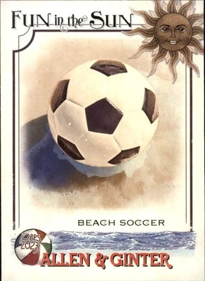 2023 Topps Allen & Ginter #FITS-8 Beach Soccer Fun in the Sun - Image 1 of 2