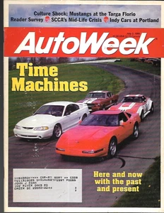 Autoweek Magazine July 3, 1995- Corvette, Mustang Past And Present - Bild 1 von 3