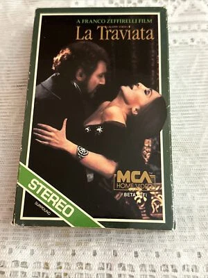 La Traviata Betamax Beta 1982 Placido Domingo Teresa Stratas Cornell MacNeil - Image 1 of 4
