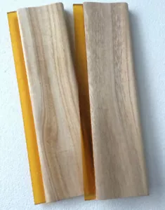 4 pcs 9.4" Screen Printing Squeegee Oiliness Ink Scraper Wood Scratch Tool - Picture 1 of 3