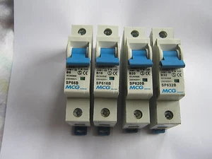 MCG JVM1-63 SP66B B6/SP616B B16/ SP620B B20/ SP632B B32/ SP640B B40 MCB'S 6KA - Bild 1 von 1