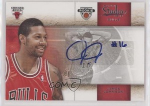2009-10 Panini Studio Signatures /199 James Johnson #140 Rookie Auto RC