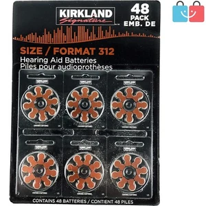 48-Pack Mercury-Free Zinc Batteries for Hearing Aids - Premium Quality Power - Picture 1 of 2