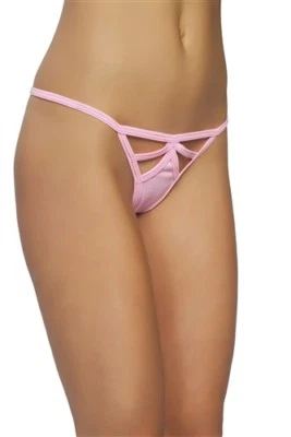 NWT sexy ROMA cut outs SPIDER front THONG panties PANTY underwear BIKINI bottoms - Image 1 of 2