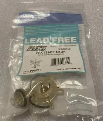 Kit de reparo genuíno OEM FEBCO 765 1/2" - 3/4" POPPET e CONJUNTO DE BONNET - Imagem 1 de 4