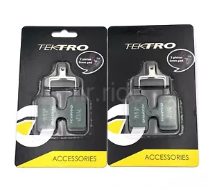 Tektro E11.11 Brake Pad, Organic 5mm for HD-E395, HD-T390 Brake Caliper 2 Pairs - Picture 1 of 6