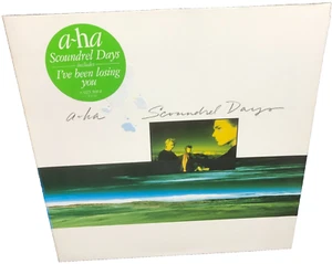 A-HA scoundrel days 1986 EU/GER WARNER BROS VINYL LP w/INNER SLEEVE,HYPE STICKER - Picture 1 of 6