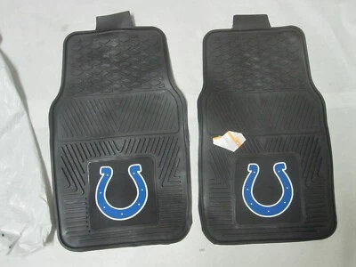 Juego de 2 alfombrillas Fanmats 27 x 17" vinilo primera fila coche, Indianapolis Colts Foto 1 de 4