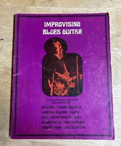 Vintage 1970 IMPROVISING BLUES GUITAR By Green Note Publications Berkeley - Picture 1 of 11