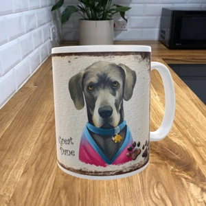 Great DANE Dog 11oz Coffee Mug My Dog's Rules Theme 776DRMUG - Picture 1 of 2